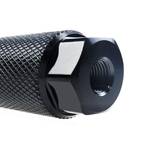 image for YILE 2Pcs 3/8 inch-26 Teeth Aluminum Alloy Bike Pegs Non-Slip Lead Foo