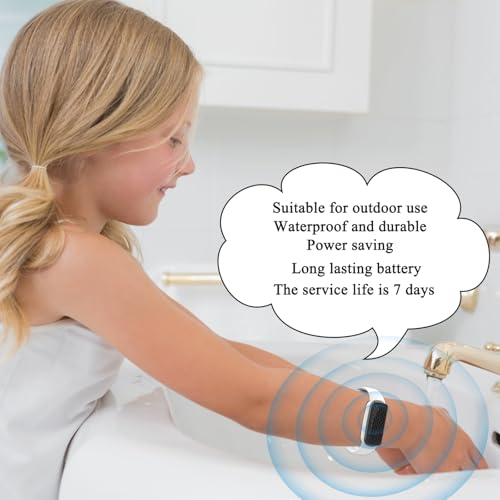 2 Stück Ultraschall Armband, Ultraschallarmband Ultrasonic Wristband Sonic Motion Ultraschall Armband, Ultraschall Körperform Armband Elektronische Ultraschalluhr, Modisch, Und Leicht Reisend