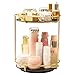 Scaffale da toeletta rotante per cosmetici Scaffale da toeletta per bagno Prodotti per la cura della pelle della toilette Scaffale per profumi ( Color : Gold , Size : 20*16*21cm )