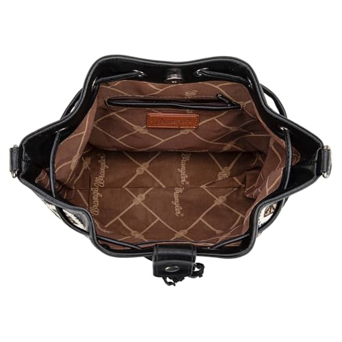 Image of Wrangler Hobo Bags for Women Designer Aztec Bucket Purses Western Tapestry Shoulder Handbags
