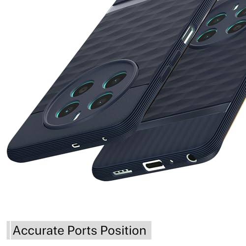 Image of Outlouders Back Cover for Realme 12 Plus 5G / P1 5G / Narzo 70 5G / 70 Pro 5G | TPU Soft Flexible Shockproof | Full Camera Protection Back Case (Blue)