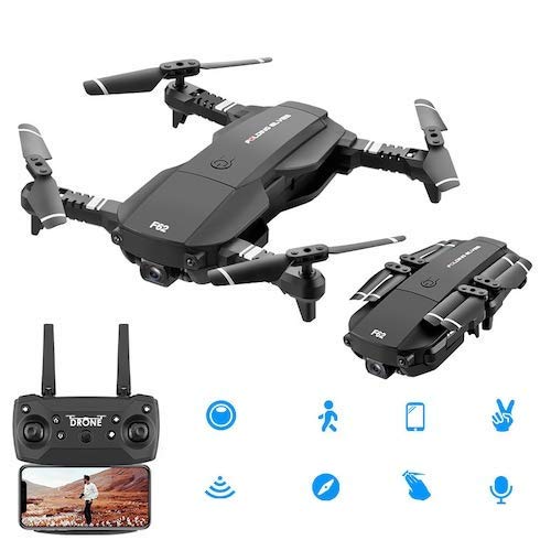 HaiMa F62 2.4G Wifi Fpv Rc Drone Quadcopter Elicottero Con Fotocamera Grandangolare 4K 16Mp Hd - Cina Nera