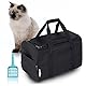 Tragbare Katzentoilette, schwarz, 2-in-1 Reise-Katzentoilette, Katzentoilette für Reisen, Faltbare Katzentoilette, geringes Gewicht