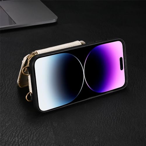 Étui portefeuille Pro Max avec miroir et fermeture éclair pratique - 3