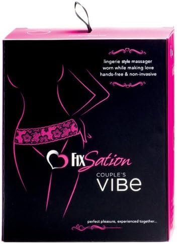 New Fixsation 2 Couples Vibe & Panty Xxl- Black