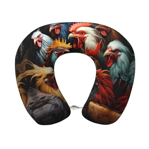 Almohada de viaje espuma viscoelástica 30x25 cm U miniatura 1