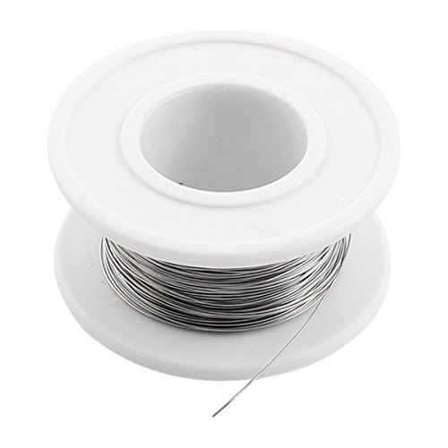 sourcing map 50M 50,3 m 0.25mm AWG30 Nicrom Resistencia Calefacción Bobinas resistencia Alambre
