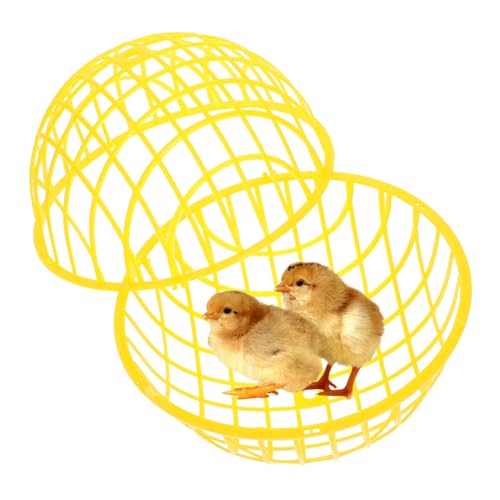 SEWACC ポータブル鶏小屋:屋外用8インチボールローリング鶏小屋 - 鶏、ウサギ、アヒル用のモバイル鶏小屋ボール - 農場裏庭アクセサリー
