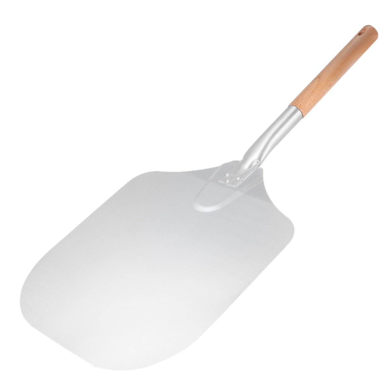 Cabilock Pala De Aluminio Ligera Mango De Madera Antideslizante Pala Para Pizza Horno Para Restaurante