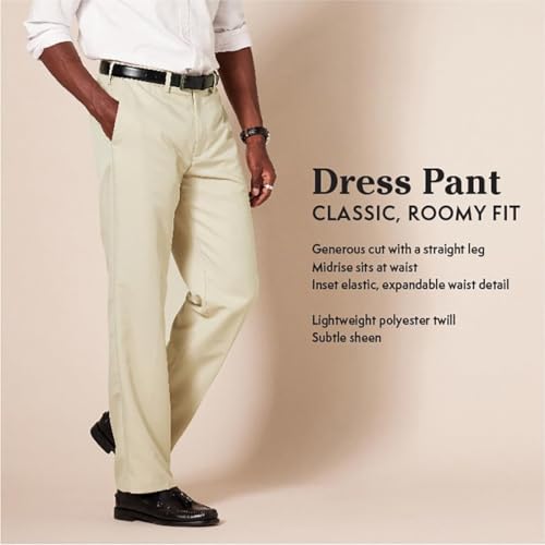 Amazon Essentials Men's Classic-Fit Expandable-Waist Flat-Front Dress Pant2