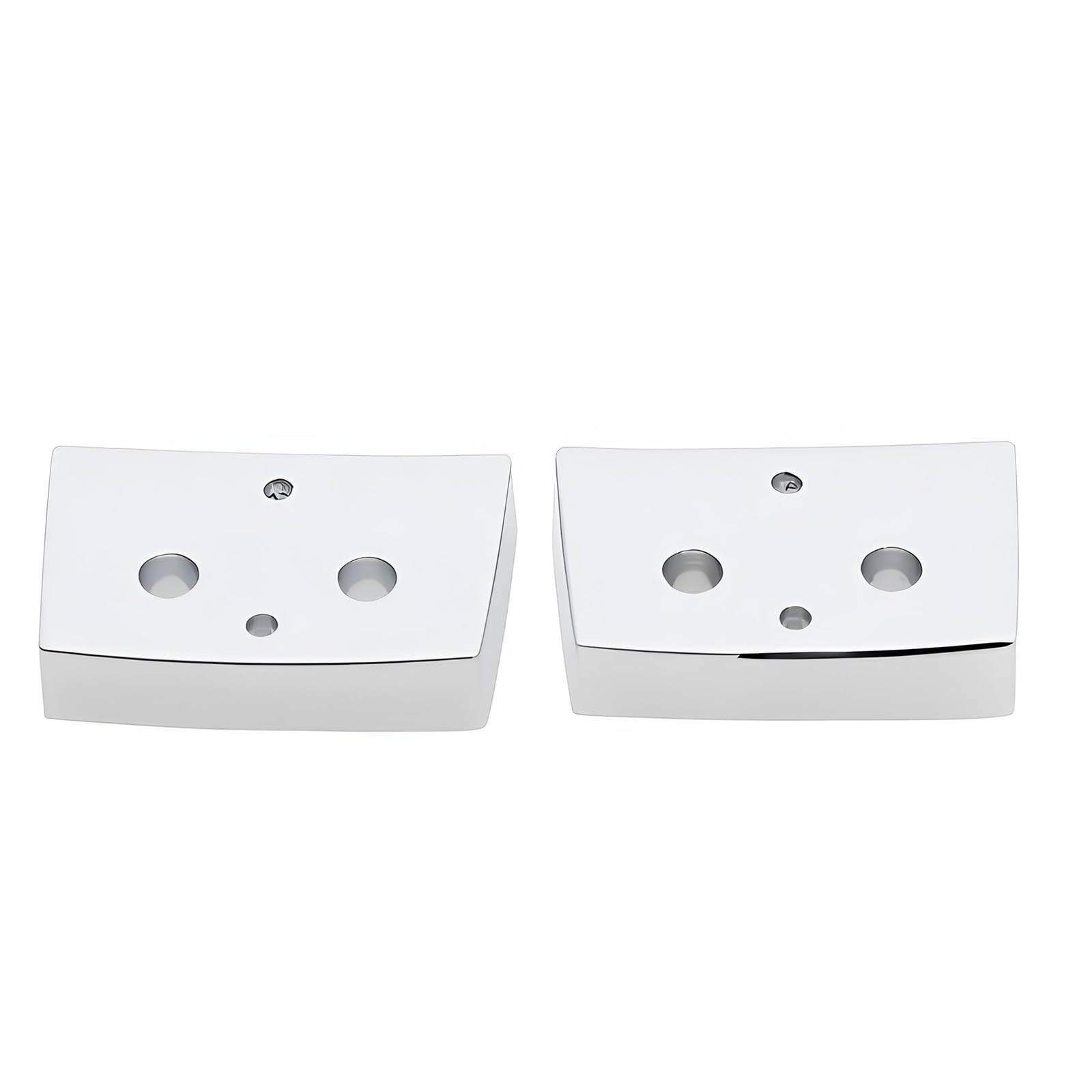 Harley Tour Pack Spacers, Chrome, Fits 1981-2013 Touring Road King Road Glide Street Glide Electra Glide Ultra-Classic