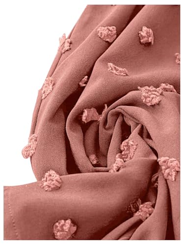 SOLY HUX Women's Plus Size Blouse Swiss Dots V Neck Ruffle Sleeveless Vacation Casual Summer Tops4