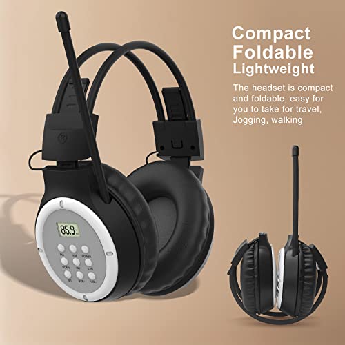 Umutoo A1 Am Fm Radio Headphones, Personal Portable Radio Headset Am/Fm Digital thumb #5