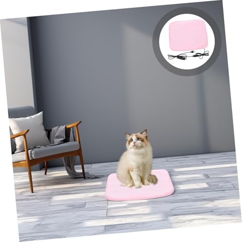 Alfombra Calefactora USB para Mascotas Pequeñas Rosa miniatura 7