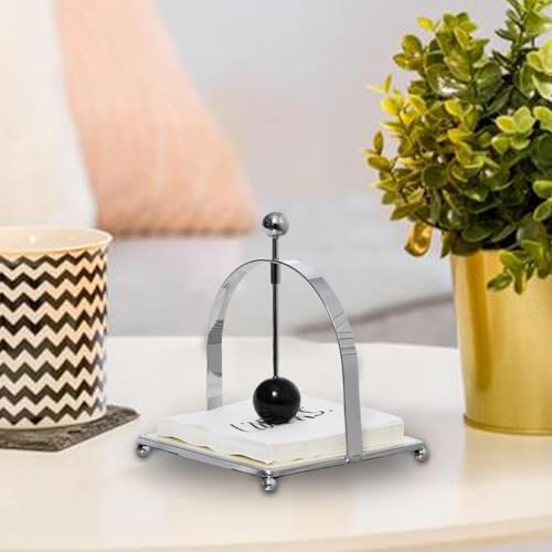 Plateau de rangement moderne en métal robuste pour comptoir chic