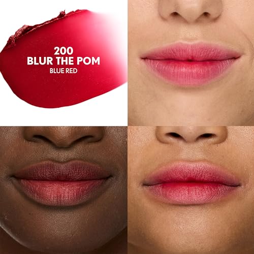 COVERGIRL Clean Fresh Yummy Blur Lipstick, Blurring Effect, Matte Lip Color, Sweet Pomegranate Flavored, Vegan Formula - 200 Blur the Pom (Blue Red) - image 2