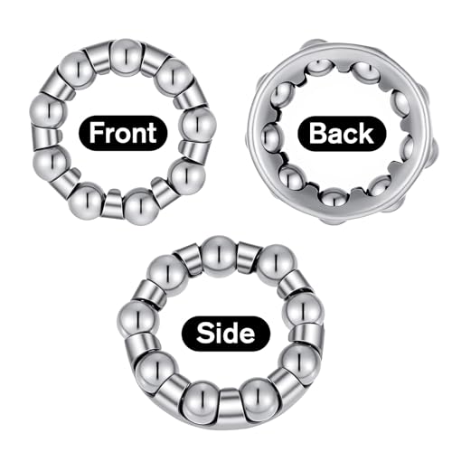 Eldraqth 6pcs Bicycle Cage Bearings Bike Ball Crank Bearing Retainer 6mm(1/4 Inch) X 9 Balls Bicycle Ball Bearings Retainer Bottom Bracket Bearings for Bicycle Bike Parts Repair Accessories for Bikes