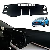 OXANEVN Dash Cover for Toyota RAV4 2025 2024 2023 2022 2021 2020 2019 Dashboard Cover Mat Dash Carpet Cover Protector - Center Console Cover Sunshield Protector Pad for Toyota RAV4 Accessories (black)