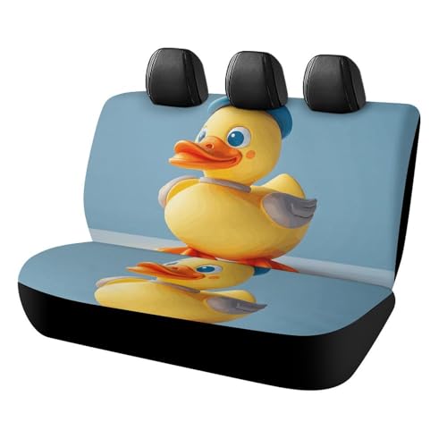 Housse de siège arrière pour chien motif Canard antidérapante pour SUV et auto