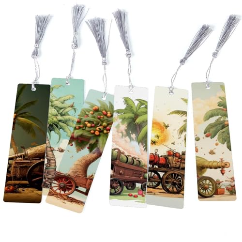 Cadeau parfait pour amateurs de livres : coffret de 6 marque-pages