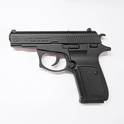 Image of Gun Pistol Lighter Heavy Weight Metal Body Real and Original Like Gun Pistol for Decorative, Smoking Filled with Gas (Z83 Black)