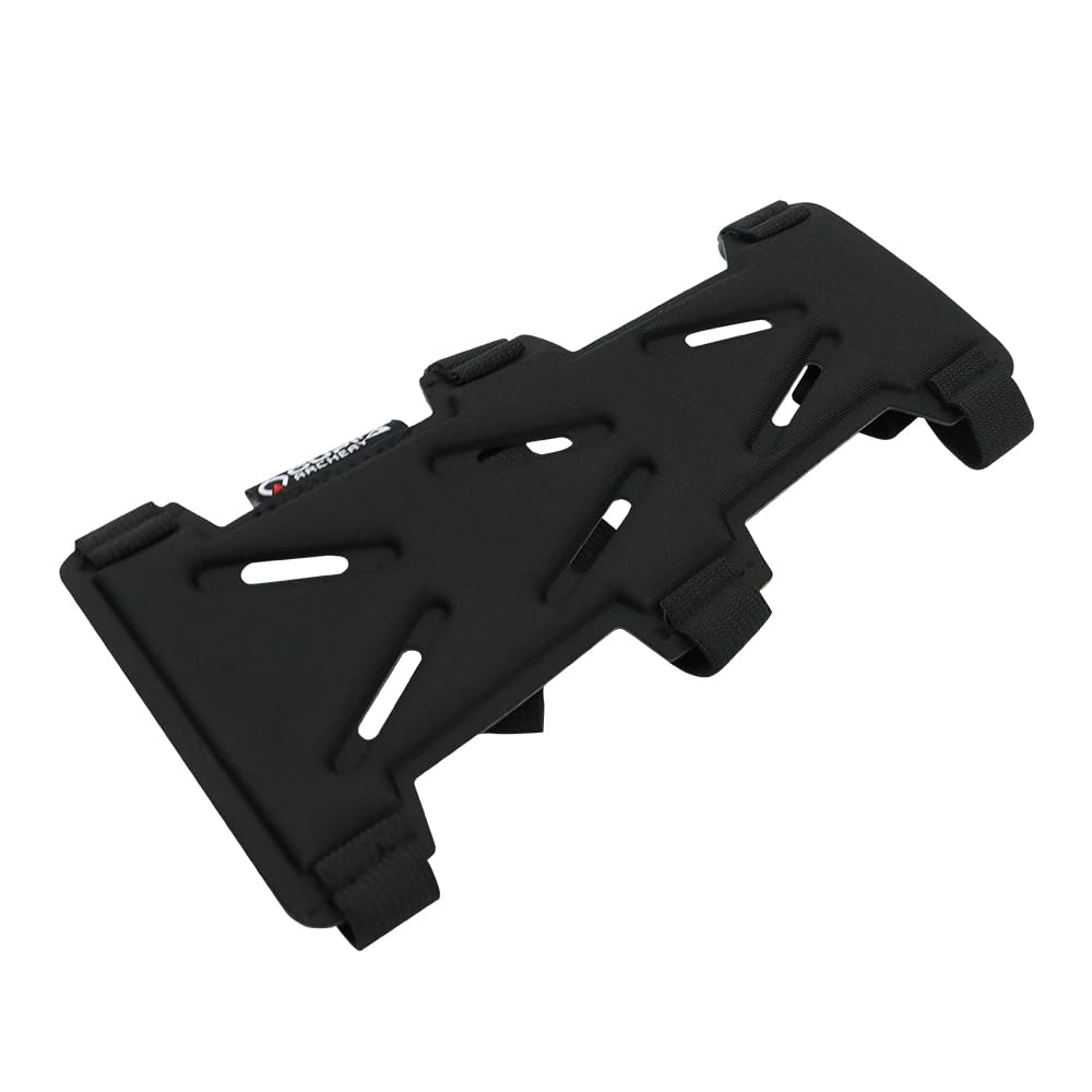 Sarini Protector de Brazo de Tiro con Arco Ajustable Protector de antebrazo con 3 Correas Hebillas Protector de Brazo para arqueros para Caza y Tiro al Blanco