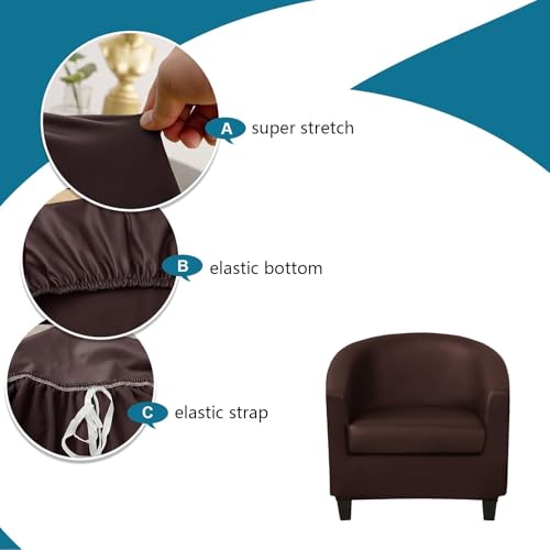 Funda elástica para sillón lavable que protege sofás individuales contra manchas 5