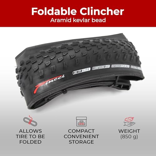 Fincci MTB 29 x 2.10 Mountain Bike Tires with 29 inch Bike
