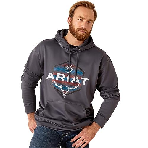 Image of Ariat Men's Logo Tek Fleece Hoodie