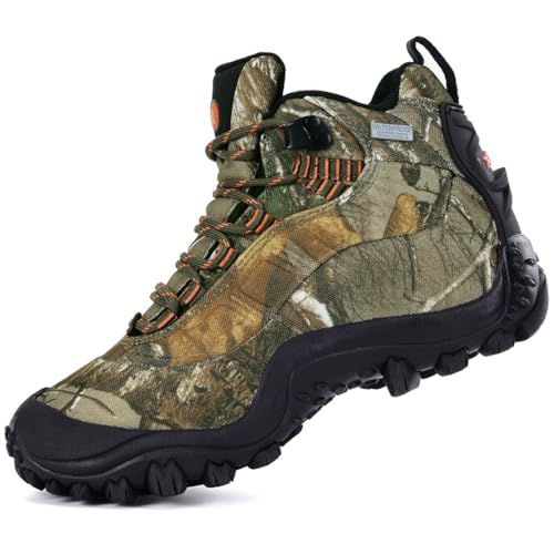 Image of Men's Waterproof Hiking Boots Mid Height Outdoor Shoes