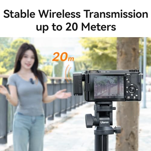 Image of ULANZI A100 Lavalier Microphone for iPhone Android Camera, USB C Microphone, 13.5H Battery Life, Microphone Mobile Phone for Video Recording, Live Streaming, YouTube, TikTok, Vlog, Interview