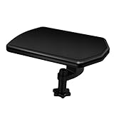 LingsFire Wrist Rest Adjustable Computer Armrest, 360 Degree Multifunction Mousse Pad Desk Attachable Home&Office Computer Arm Support (Black)