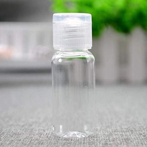 12Pcs 15ml/0.5oz BPA Free Empty Clear Plastic Bottle With Clear Flip Cap Jar Pot Vial Container For Emollient Water Sample Shower Gel Makeup Lotion Emulsion 3