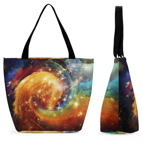 Sac à bandoulière femme Nébuleuse : grand sac de shopping de voyage 32,5 cm