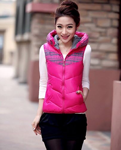 Amazon おしゃれ ダウン ベスト レディース フード ロゴ 入り スリム 黒 Xl ベスト 通販