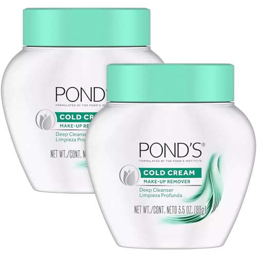 Ponds Cold Cream Cleanser | Pack of 2 (99g/3.5oz) | Moisturising Deep Cleansing Make-up Removing Cream