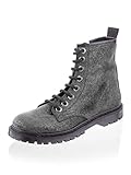 Made in Europe Alba Moda Boot mit derber Sohle Silberfarben