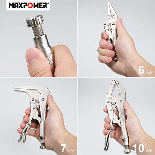 Maxpower 3 Piece Locking Pliers Set #TOP5