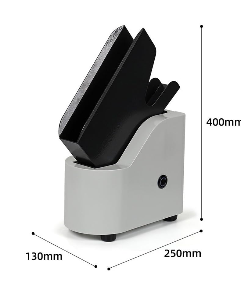 Paper Jogger automatico - Sorter carta da tavolo con supporto angolare, 18000 giri/min, slot di grande capacità per uffici e centri di copia di stampa