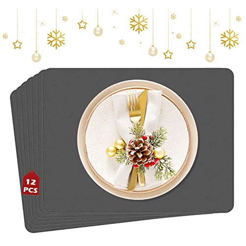 MORROLS Tovagliette Ecopelle,Set di 12 Tovagliette...