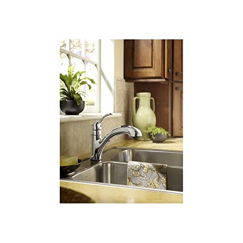 Moen Renzo One Handle Chrome Pull Out Kitchen Faucet #TOP3