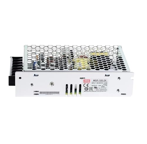Convertisseur MSP-100-15 de tension continue 100W pour rails industriels