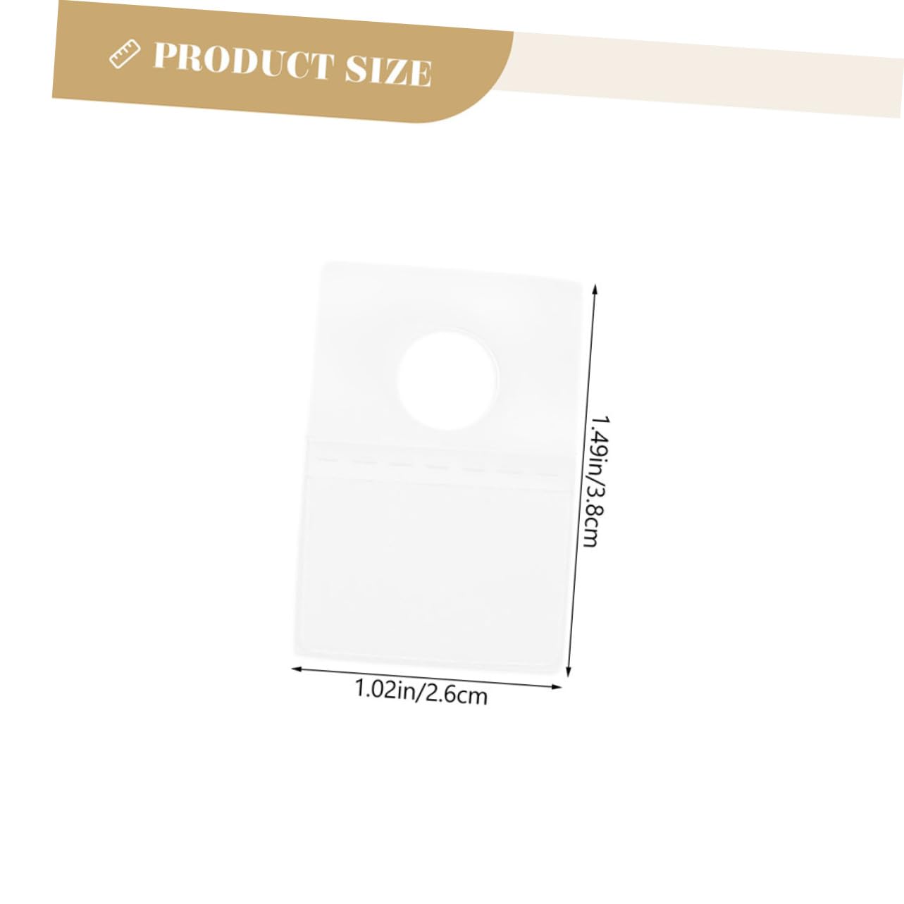 Happyyami Strong Adhesive Hanging Tabs 300pcs Plastic Self-Adhesive Hooks Retail Store Display