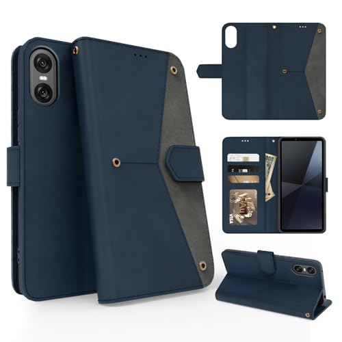 MIIFUBOO �Ή� Sony Xperia 10 VI �P�[�X �蒠�^ ���z�^ �S�ʕی� �ϏՌ� �G�N�X�y���A 10 VI �X�}�z�P�[�X �J�[�h���[ �������U�[ ���b�v�z�[���t�� ���u���@�\�t�� �}�O�l�b�g���� SO-52E SOG14 XQ-ES44