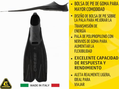 Miniatura 4 de Cressi Rondinella - Aletas, Color Turquesa, Talla 43-44