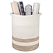 RUNKA Extra Large Storage Basket 16" x 19", Soft Woven Large Basket with Handles,Extra Large Basket and Organizer for Laundry, Toys, Books and Baby Blankets