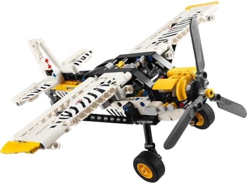 LEGO Technic Arazi Uçağı 42198 – 8 Yaş üstü Erkek ve Kız Çocuklar için Dönen Pervane ve Pistonlu Motor İçeren Yaratıcı Rol Yapma Oyuncağı, Hediye Fikri (333 Parça) - Görsel 2