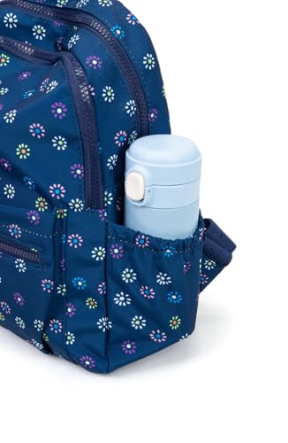 Image of Pealwel Mini Backpack Purse for Women,Small Nylon backpacks for Ladies Backpacks Women Anti Theft Travel Bag (Floral)