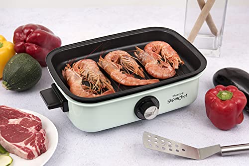 Plancha-de-Asar-Superchef-Multi-Grill-5-en-1-Plancha-de-asar-cocina-al-vapor-guisos-barbacoa-electrica-1700-W-de-potencia