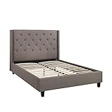 Abbyson Living Tufted Upholstery Queen Platform Bed